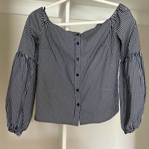 Striped Blouse - Express